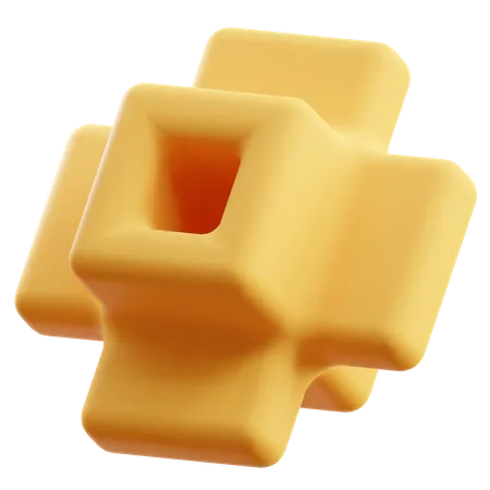 Forme abstraite  3D Icon