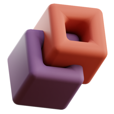 Forme abstraite  3D Icon