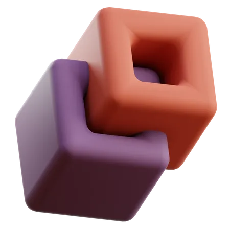 Forme abstraite  3D Icon