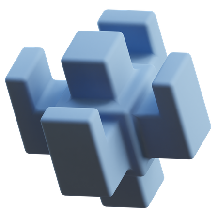 Forme abstraite  3D Icon