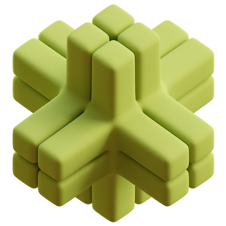 Forme abstraite  3D Icon