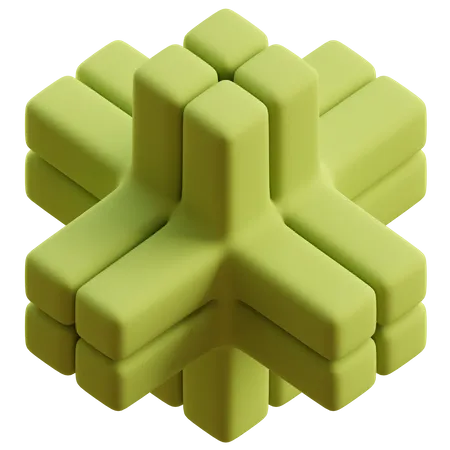 Forme abstraite  3D Icon