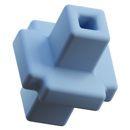 Forme abstraite  3D Icon