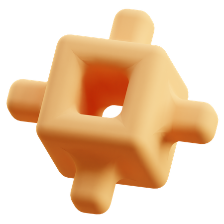 Forme abstraite  3D Icon