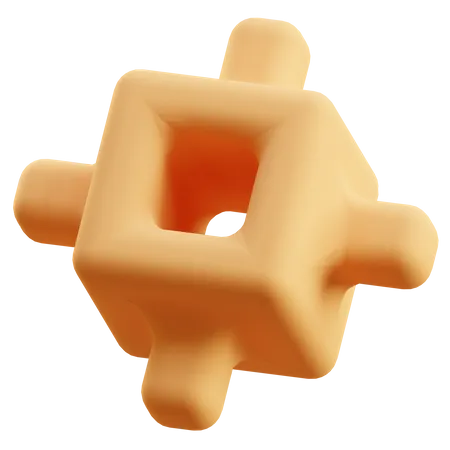 Forme abstraite  3D Icon