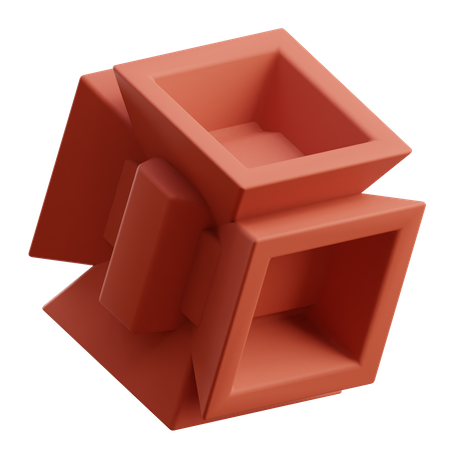 Forme abstraite  3D Icon