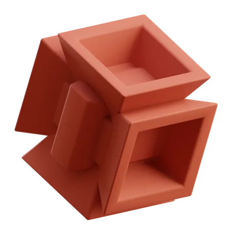 Forme abstraite  3D Icon