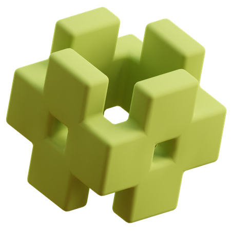 Forme abstraite  3D Icon