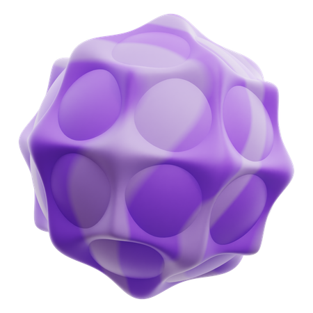 Forme abstraite de sphère  3D Icon