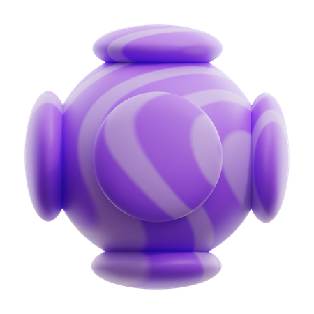 Forme abstraite de sphère  3D Icon