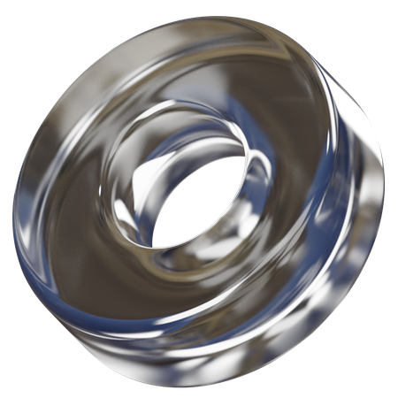 Forme abstraite de beignet  3D Icon