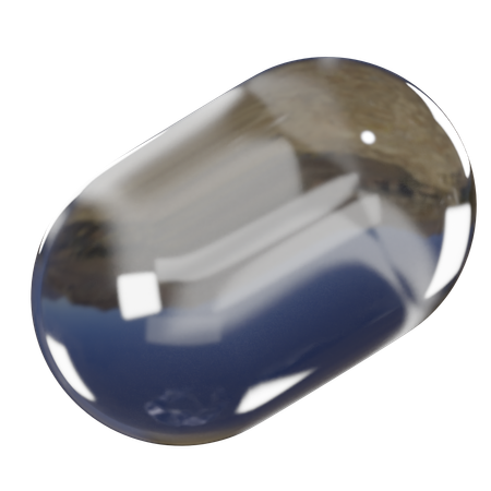 Forme abstraite de capsule  3D Icon