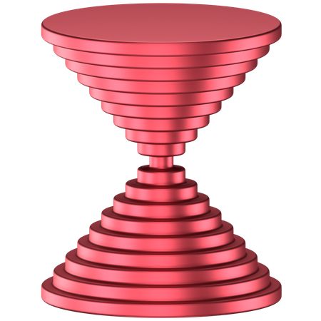 Forme abstraite de cône circulaire  3D Icon