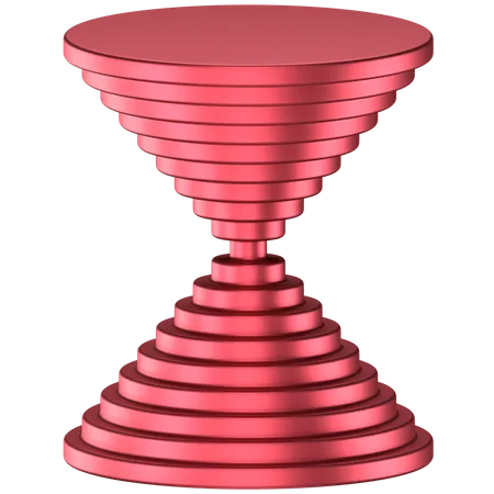 Forme abstraite de cône circulaire  3D Icon