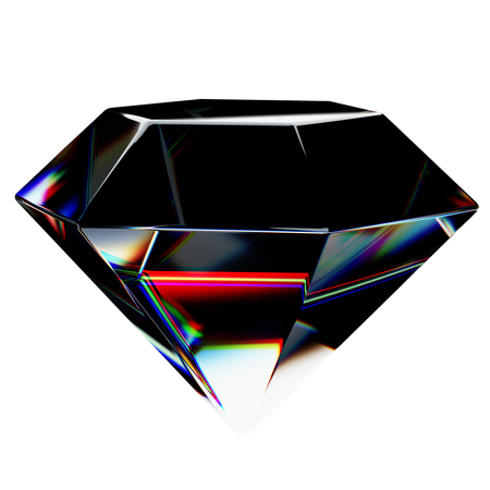 Forme abstraite de diamant  3D Icon