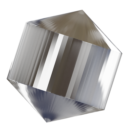 Forme abstraite de diamant  3D Icon