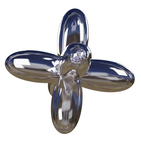 Forme abstraite de fleur  3D Icon