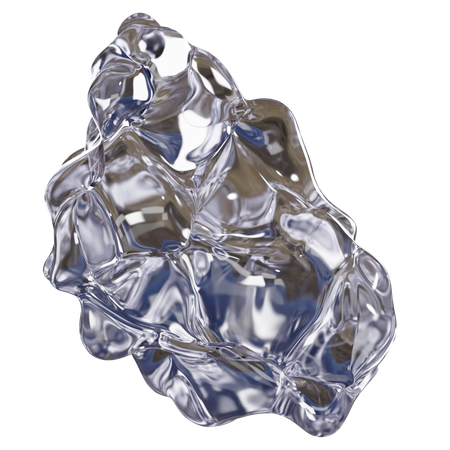 Forme abstraite en pierre  3D Icon