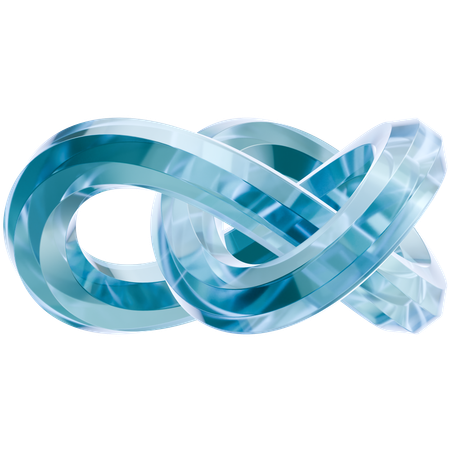 Forme abstraite en spirale  3D Icon