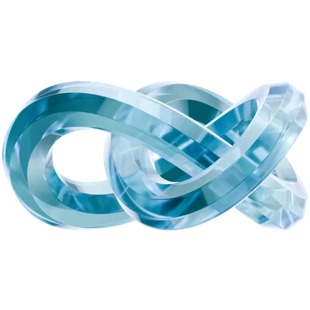 Forme abstraite en spirale  3D Icon