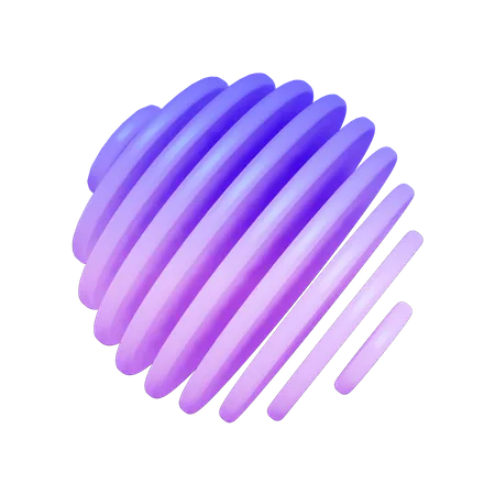 Forme abstraite en spirale  3D Icon