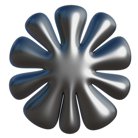 Forme abstraite florale  3D Icon