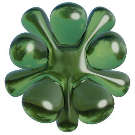 Forme abstraite florale  3D Icon