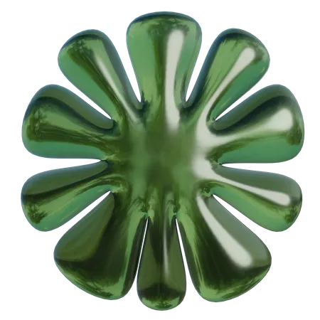 Forme abstraite florale  3D Icon