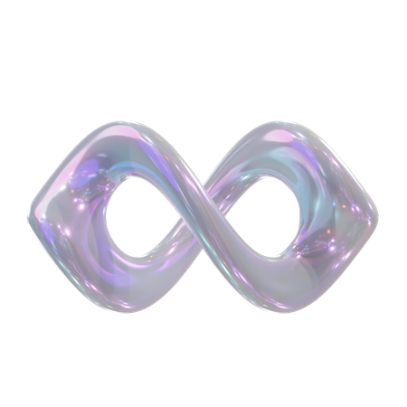 Forme abstraite infinie  3D Icon