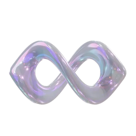 Forme abstraite infinie  3D Icon