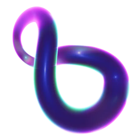 Forme abstraite infinie  3D Icon