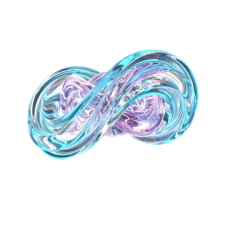 Forme abstraite infinie  3D Icon