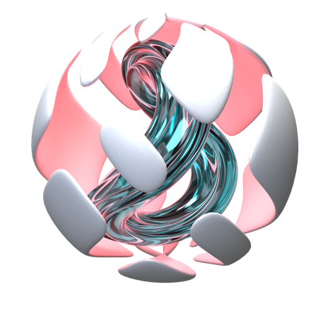 Forme abstraite infinie  3D Icon