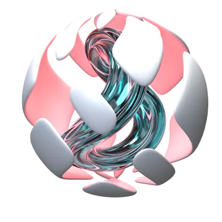 Forme abstraite infinie  3D Icon