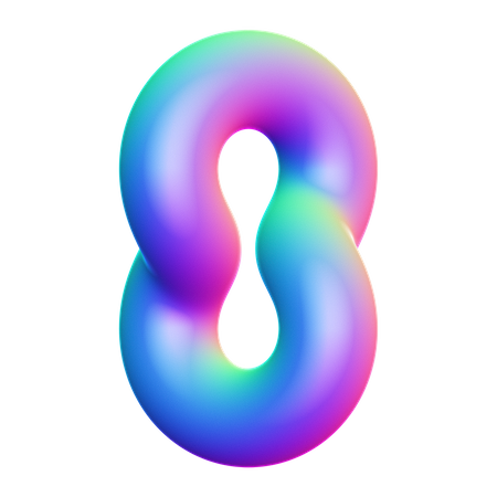 Forme abstraite infinie  3D Icon