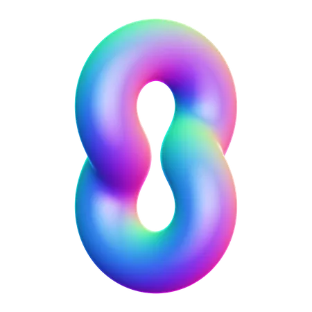 Forme abstraite infinie  3D Icon