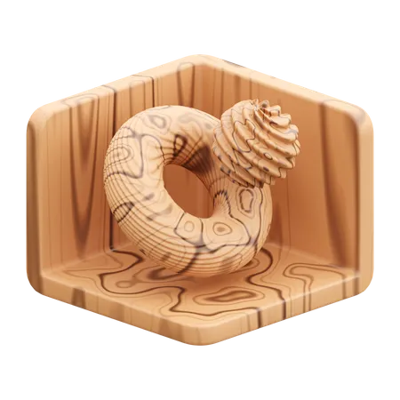 Forme abstraite isométrique  3D Icon