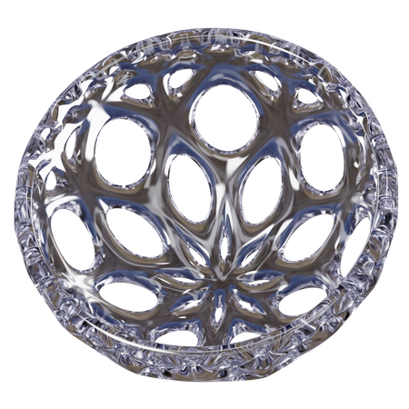 Forme abstraite nette  3D Icon