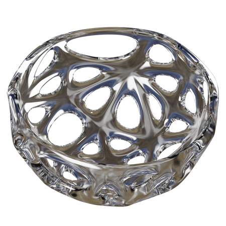 Forme abstraite nette  3D Icon