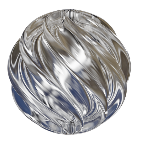 Forme abstraite ronde en spirale  3D Icon