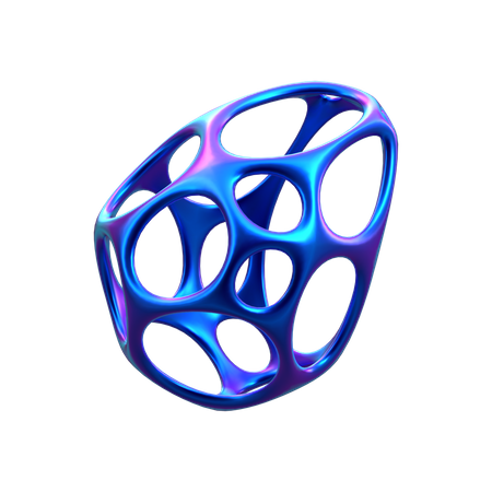 Forme d'anneau de boule  3D Icon