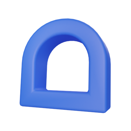 Forme arrondie  3D Icon