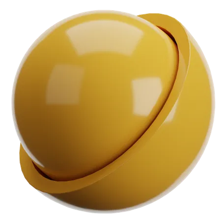 Forme de burger demi-rond  3D Icon