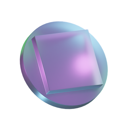 Forme carree  3D Icon