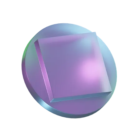 Forme carree  3D Icon