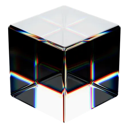 Forme abstraite carrée  3D Icon