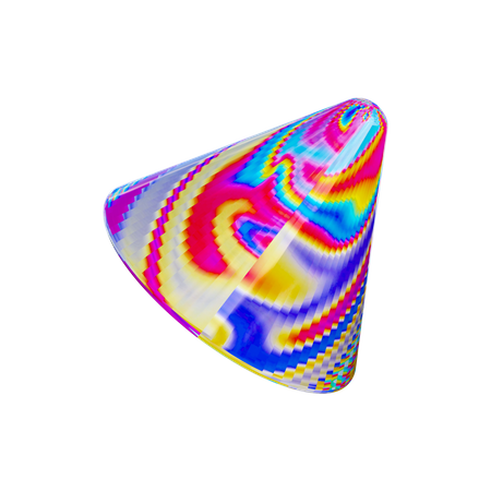 Forme de cône  3D Illustration