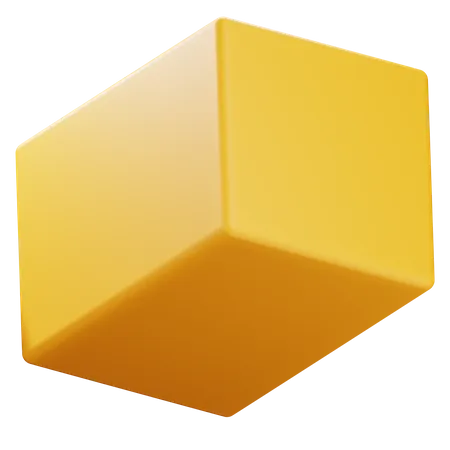 Forme cuboïde  3D Icon