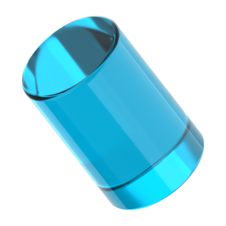 Forme de cylindre  3D Icon