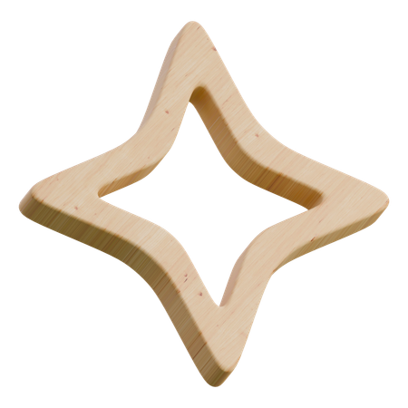 Forme d'étoile  3D Icon